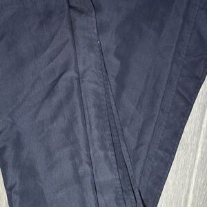 Long Navy Blue Shower Curtain